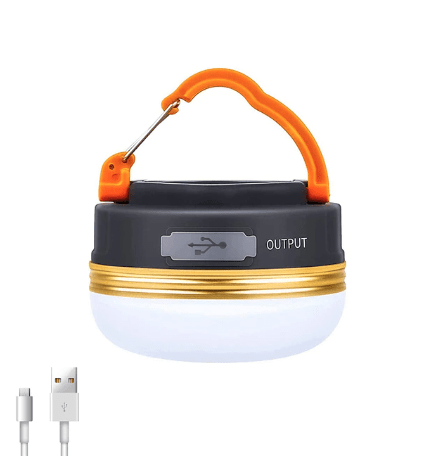 Small Portable Camping Lantern Light Rechargeable Tent Hanging
