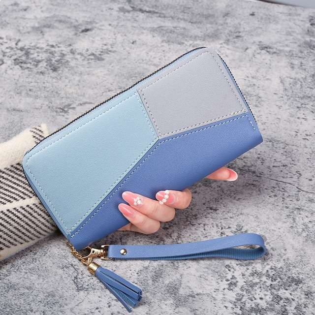 Fashion Zipper Wallets Women s Long Purses Handbags Coin Purse Cards Holder PU Leather Billfold Wallet.jpg 640x640 1