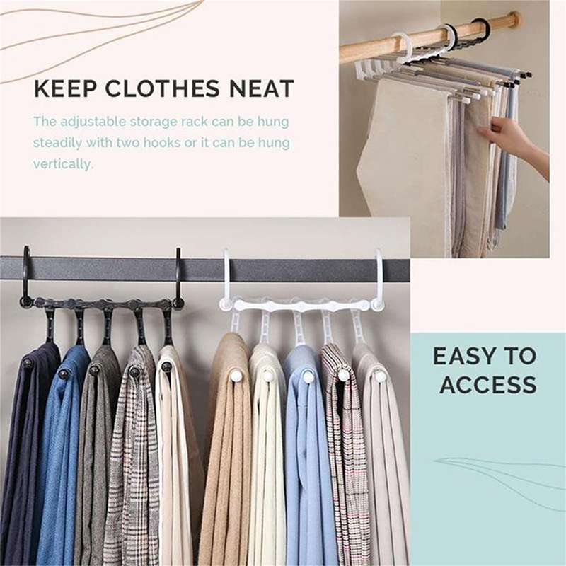 Folding Pants Storage Multifunctional Hanger - papmall® - International  E-commerce Marketplace