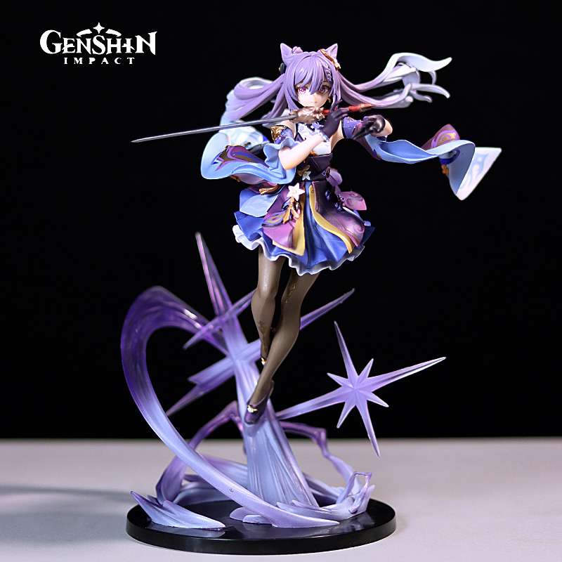 Genshin Impact Anime Figure Keqing PVC Action Figure Kamisato