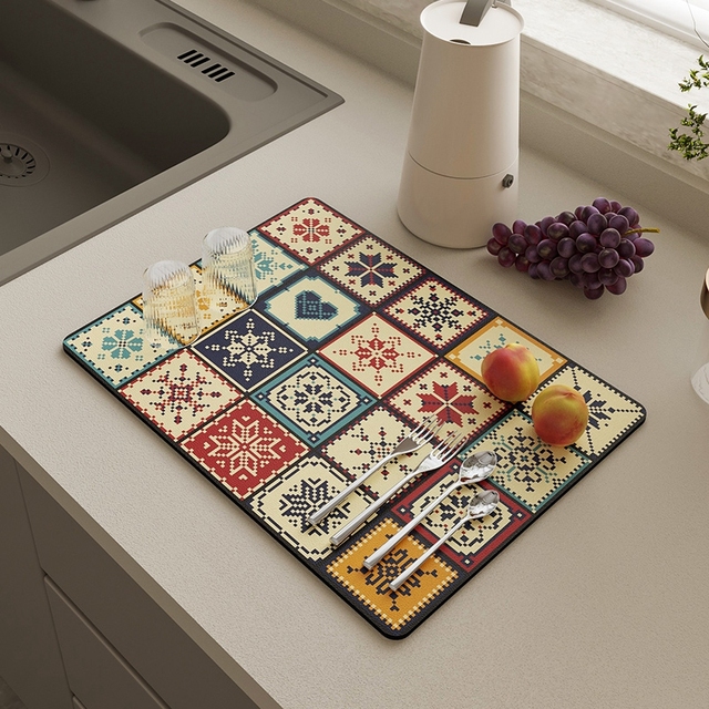 Pre-oder] Kitchen Drain Pad Dish Drying Mat Rugs - papmall® - International  E-commerce Marketplace