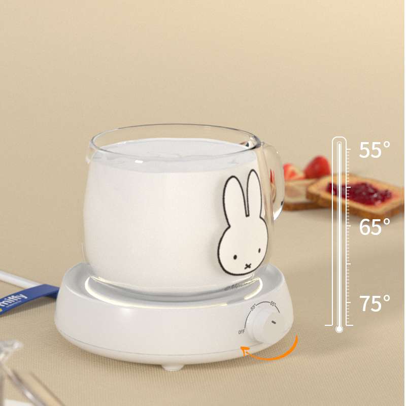 Cup Heater Coffee Mug Warmer Electric Hot Plate with 3 Temperature Setting  Thermostatic Heating Pad for Coffee Milk Tea 220V