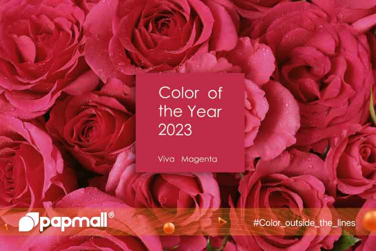 The hot trending fashion color of the year 2023 is the powerful and empowering Viva Magenta 18-17503