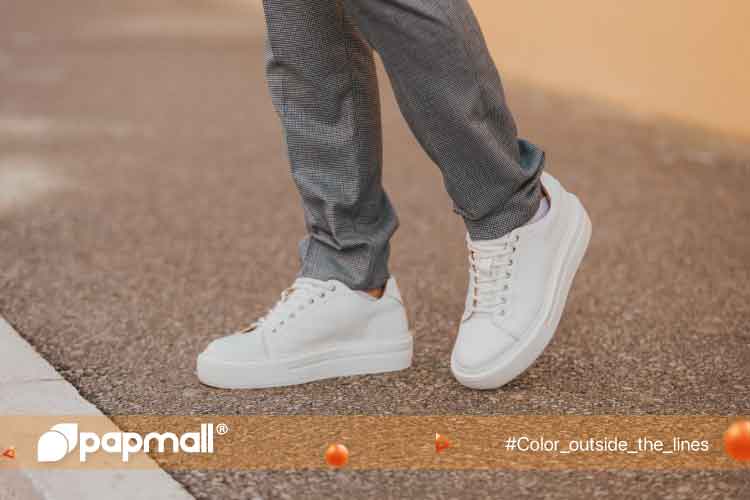 Minimalistic sneakers often have a monochromatic color scheme, subtle branding, and a streamlined appearance Minimalistic sneakers often have a monochromatic color scheme, subtle branding, and a streamlined appearance