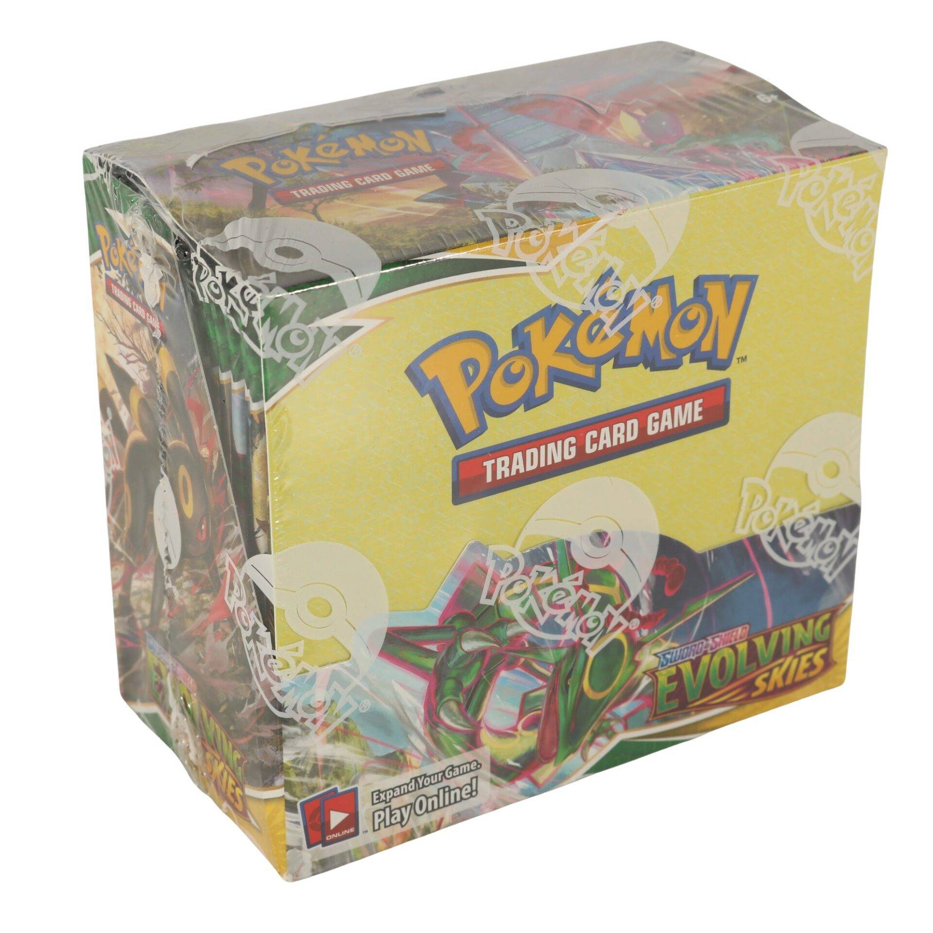  Pokémon TCG: Sword & Shield Evolving Skies Booster Box, Size:  4. Booster Display : Toys & Games