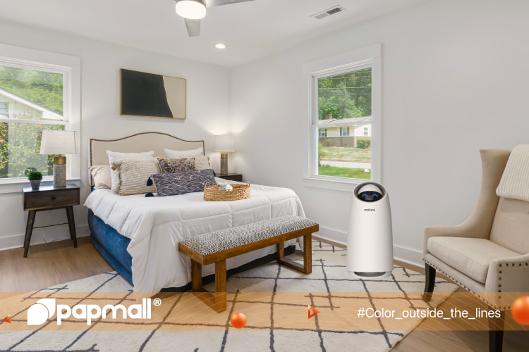 A strong yet little air purifier, the MELIWA Air Purifier M20 combines efficiency, sophistication, and simplicity in air purification, making it ideal for the bedroom.
