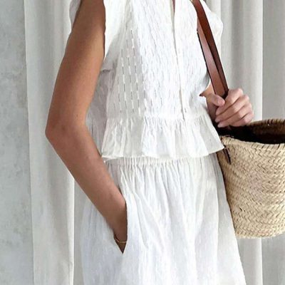 Casual-Sleeveless-Tank-Top-2-Pieces-Set-Women-Summer-White-High-Waist-Mini-Shorts-Outfits-Elegant (4)