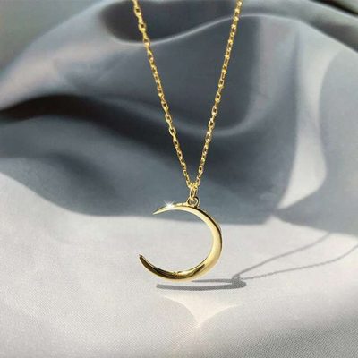 Korean-Fashion-Moon-Pendant-Necklace-For-Women-Simple-Design-Crescent-Moon-Necklace-Gold-Silver-Color-Gifts.jpg_640x640