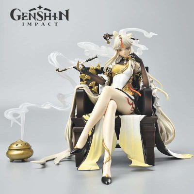 New-Genshin-Impact-Ningguang-Anime-Figure-Genshin-Impact-Zhongli-Action-Figure-Klee-Paimon-Figurine-Collection-Model